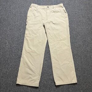 Columbia‎ Men's Khaki Outdoor Cargo Pants Size 34W 30L Omni-Shield
